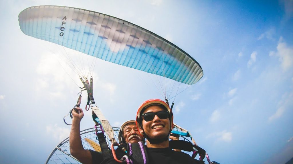 Motor Paragliding for the first time | Birthday Trip PART 1 [VLOG 142]
