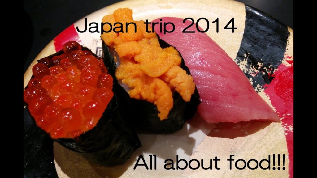 Japan trip: cheap & tasty foods, Ramen, sweets, Sushi train 日本・東京旅行 安い食べ物