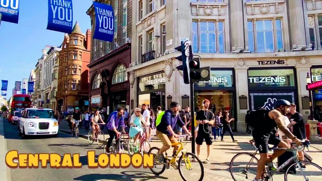 4K LONDON WALK 2020 | Walking tour Around CENTRAL London,WEST end