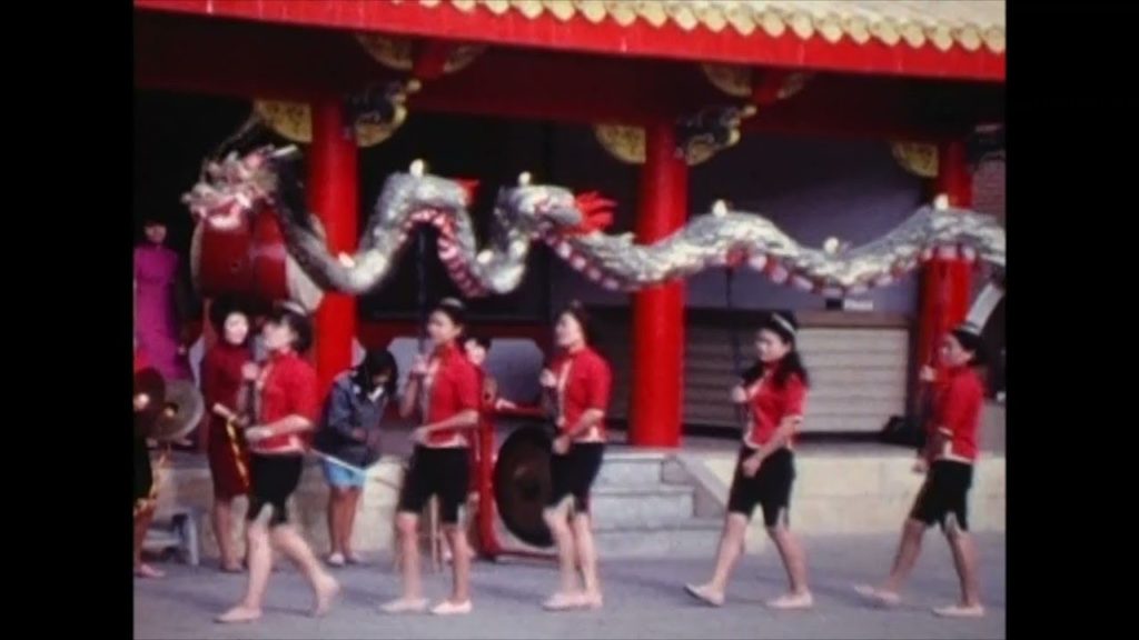 1967. Nagasaki, Japan. Town and the traditional culture of the "Nagasaki Kunchi".1960s Old video. 1967. Nagasaki, Japan. Town and the traditional culture of the "Nagasaki Kunchi".1960s Old video.