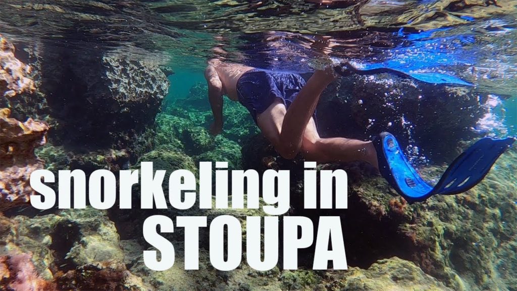 Snorkeling in Stoupa, Messinia, Στούπα Μεσσηνίας, Greece, 2020