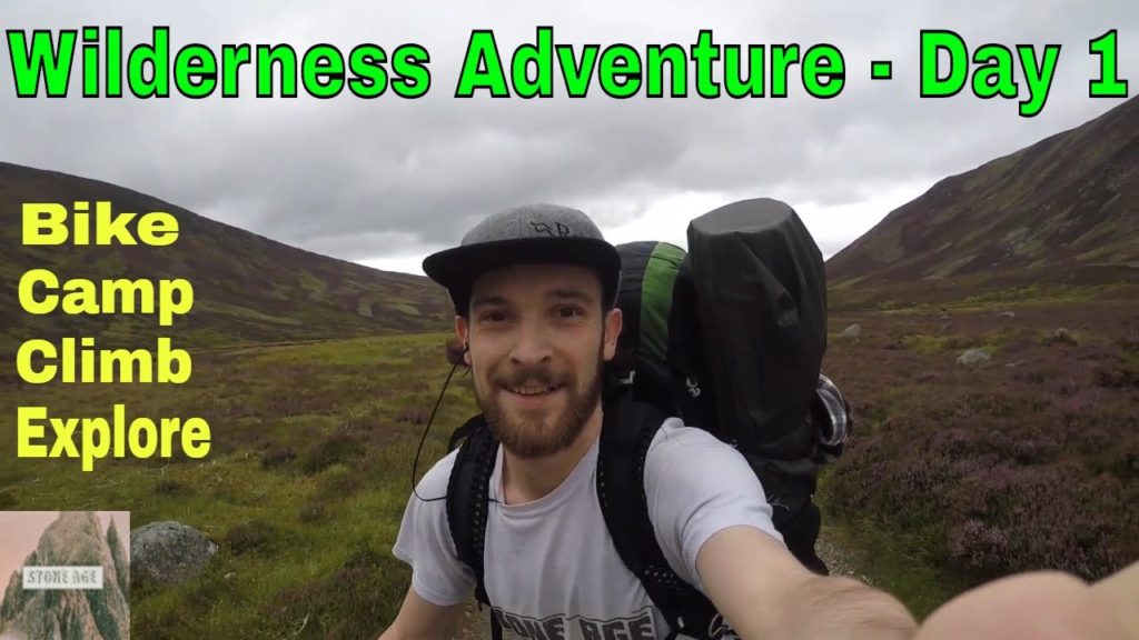 Scottish Summer Mountain Adventure - Day 1 (Wild Camping, Hiking, Biking, Hill Walking)
