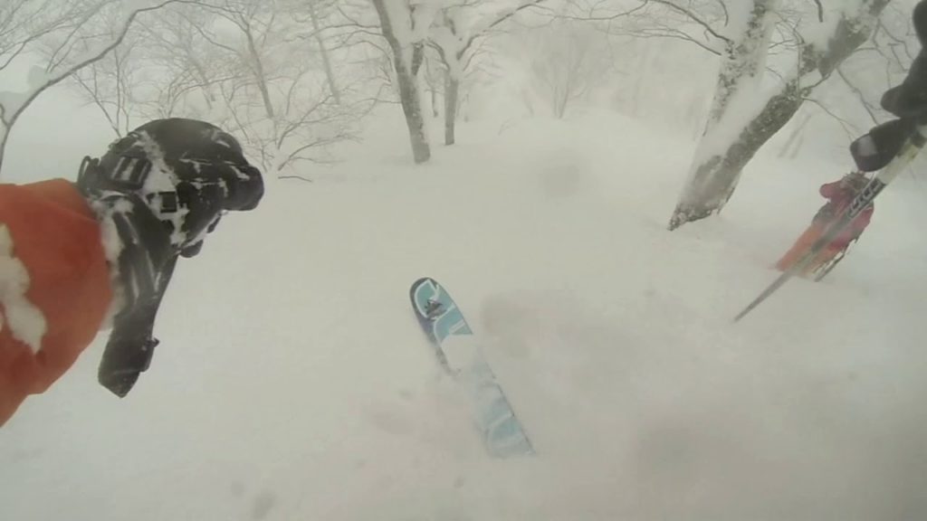 Tohoku Skiing Japan: negligible competition for the powder