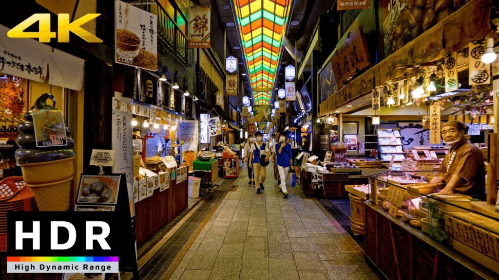 【4K HDR】Walk in Kyoto – Nishiki Market(錦市場散歩) – Summer 2020 【4K HDR】Walk in Kyoto - Nishiki Market(錦市場散歩) - Summer 2020