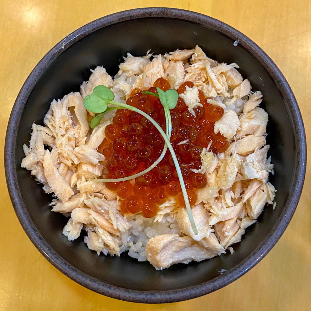 Salmon & Ikura rice bowl