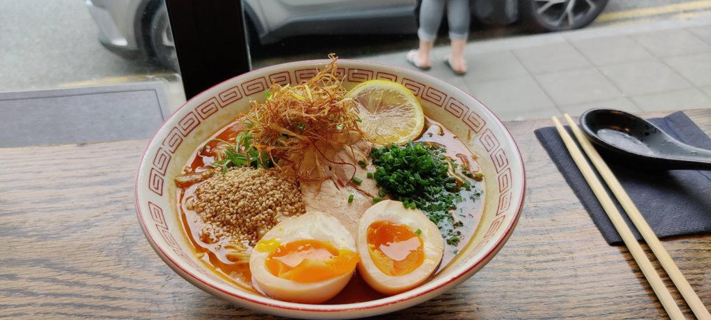 Lemon ramen at Miyazaki (Cork, Ireland)
