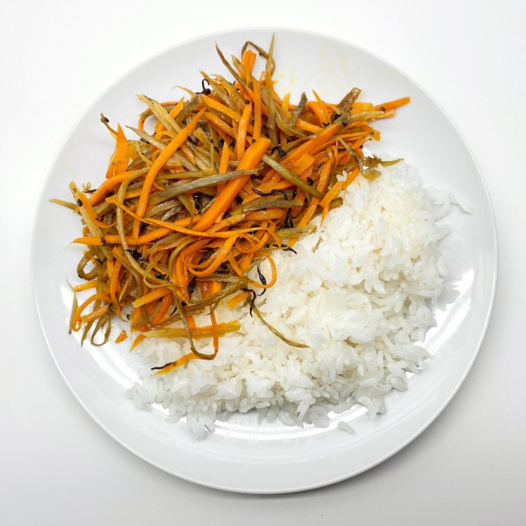 Kinpira Gobō and Shirogohan