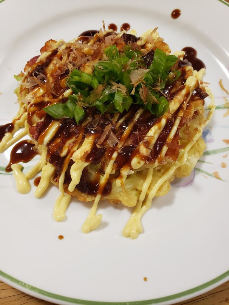 Osaka style okonomiyaki. I am in Umami heaven! Why haven't I made these sooner?