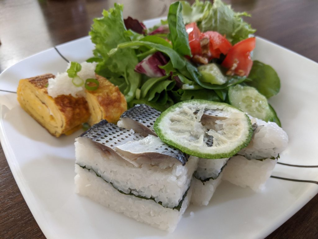 Homemade Kohada Sushi Breakfast