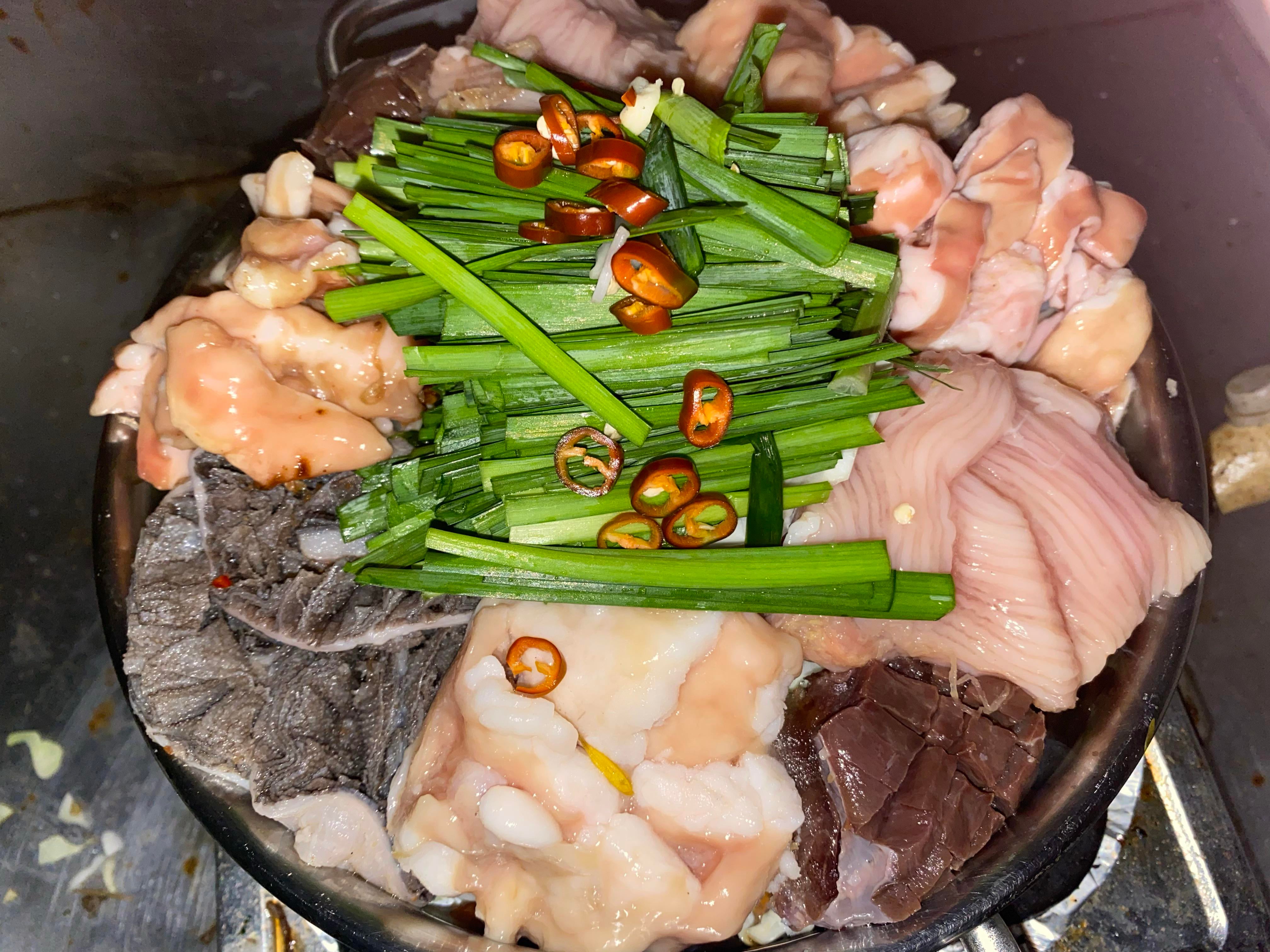[Homemade] Motsunabe Delicious Japanese Beef Giblets Hot Pot Alo Japan