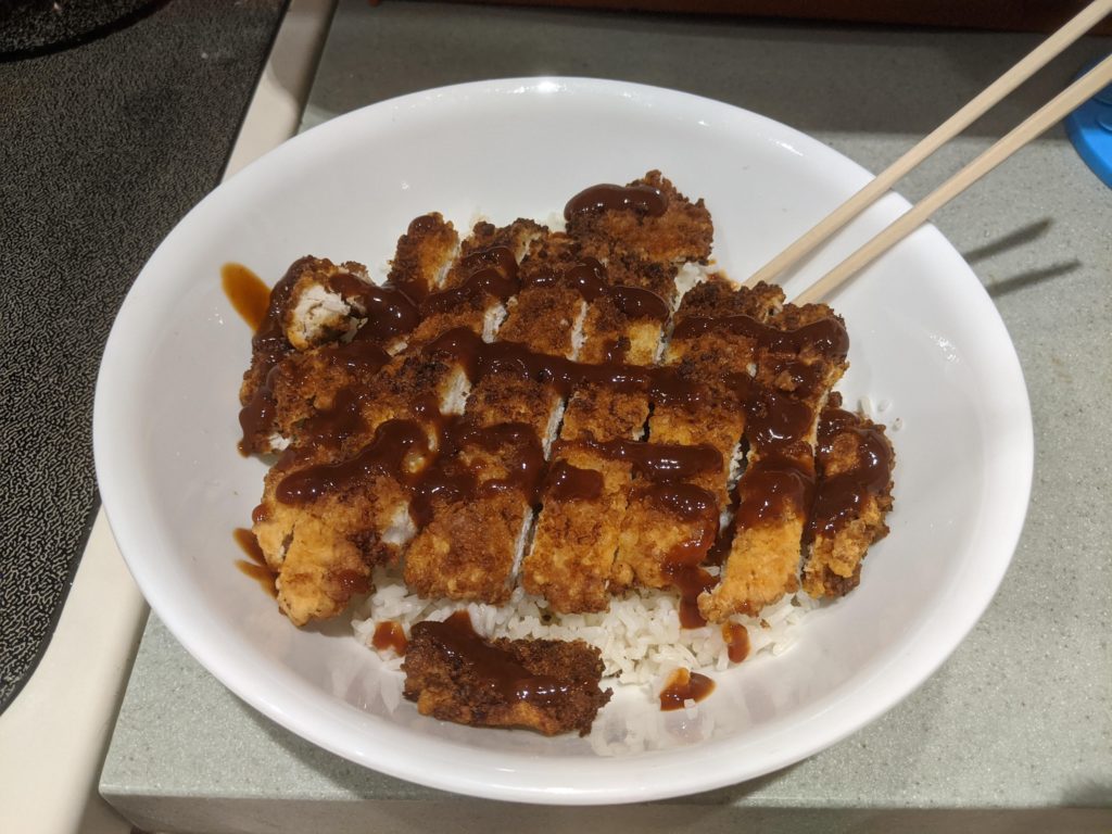 First shot at Tonkatsu