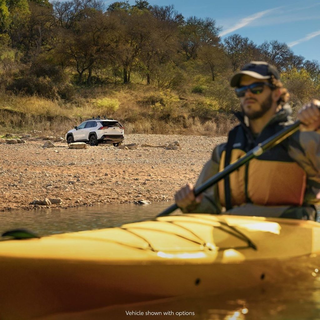 No adventure is too small.  #RAV4 #TRD Off-Road #LetsGoPlaces...