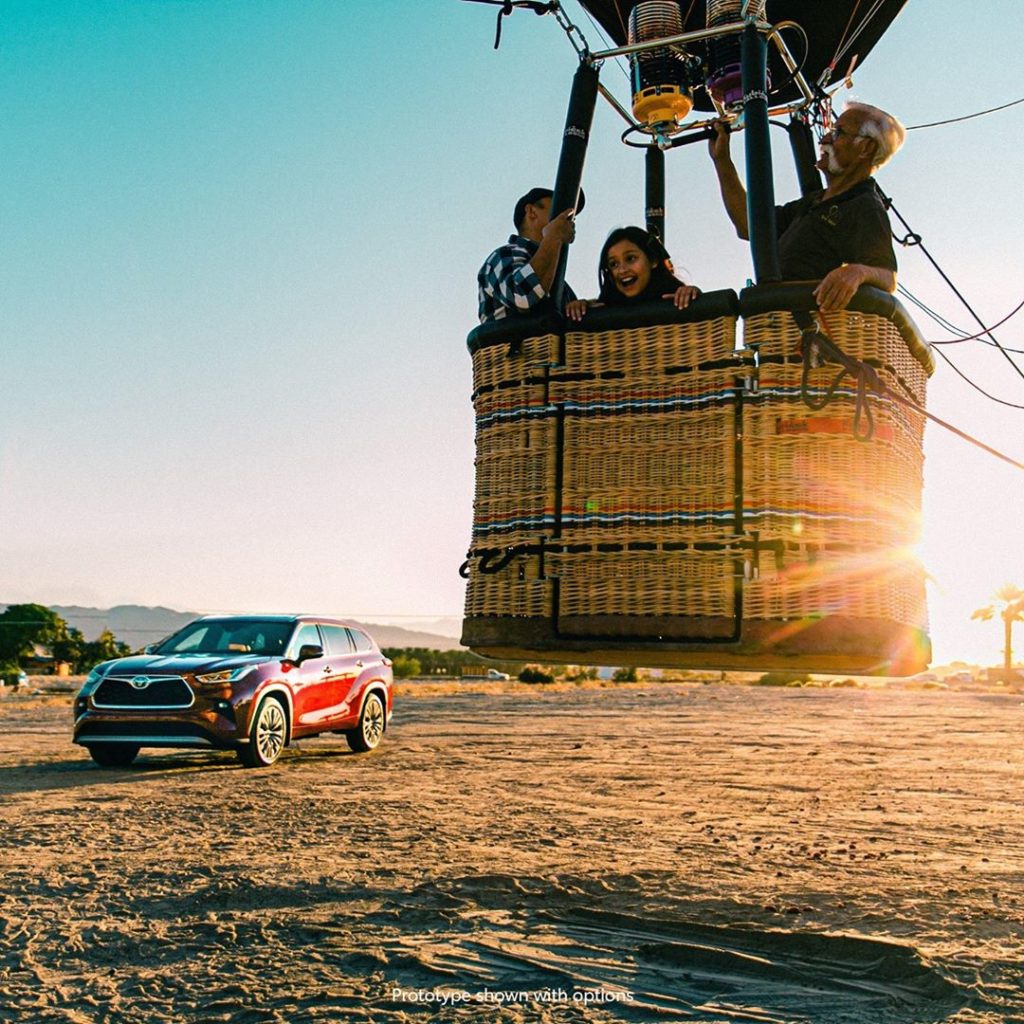 Dare to go farther with the powerful 2020 #Highlander #Hybrid. #LetsGoPlaces...