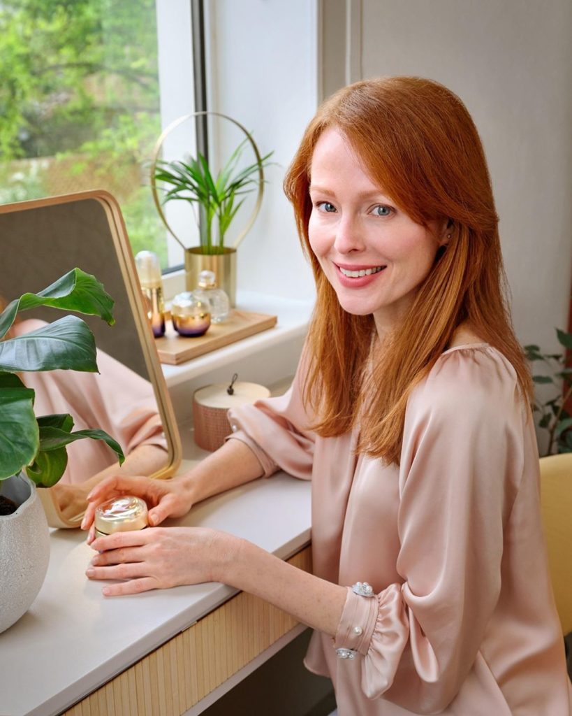 @vamosi.viktoria with her new favorite: Vital Perfection Uplifting and Firming C...