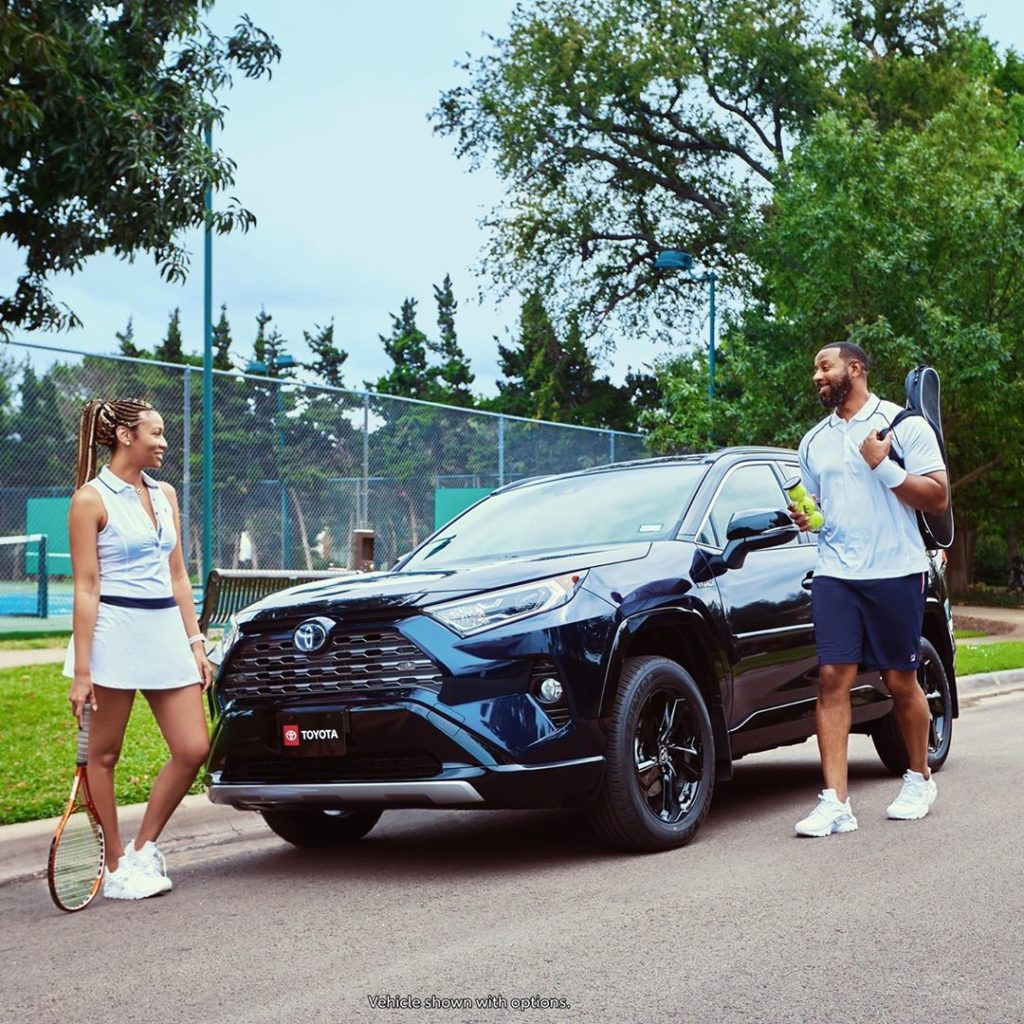 Serving style and raising standards. #RAV4 #Hybrid #LetsGoPlaces...