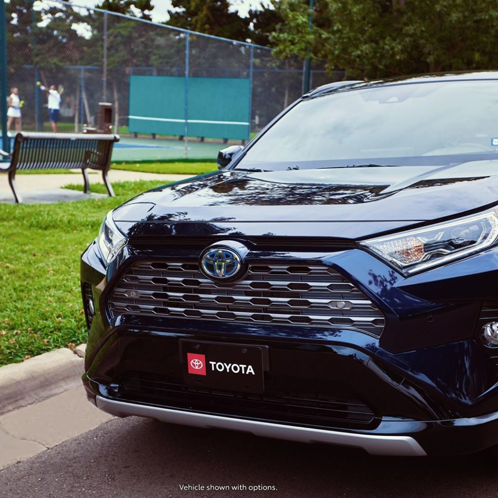 Intensity on and off the court. #RAV4 #Hybrid #LetGoPlaces...