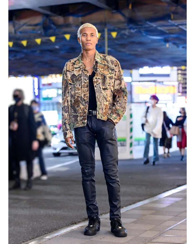 This is Tokyo Fashion Week, and we're shooting street style for Vogue! These are...