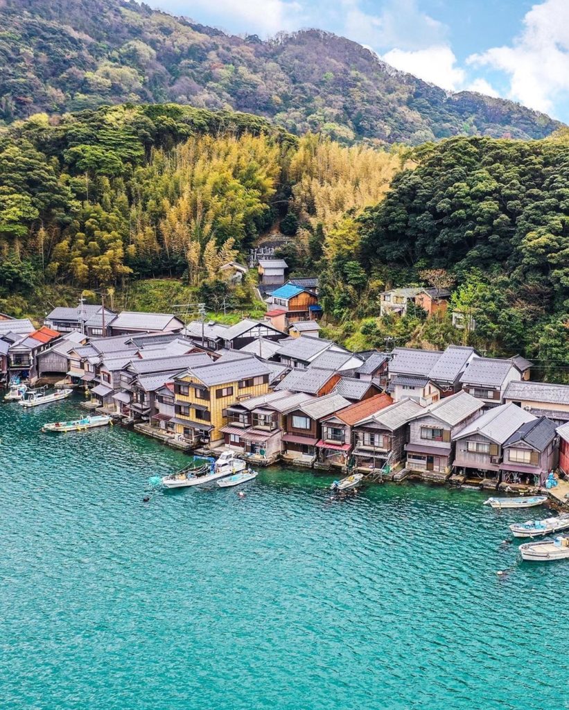 What a unique neighborhood! Ine in Kyoto Prefecture is often described as the "V...