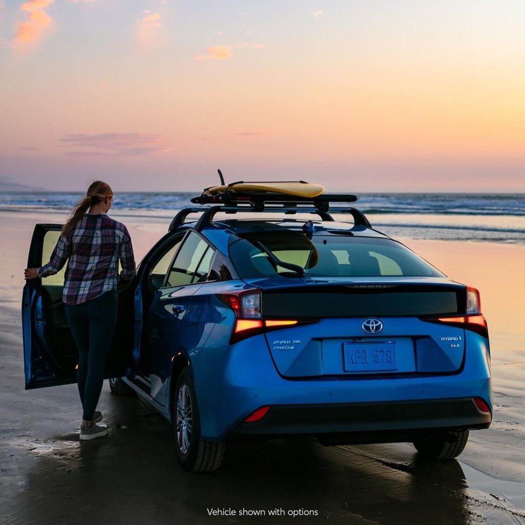 Coast to coast, no need to boast! #Prius #LetsGoPlaces...