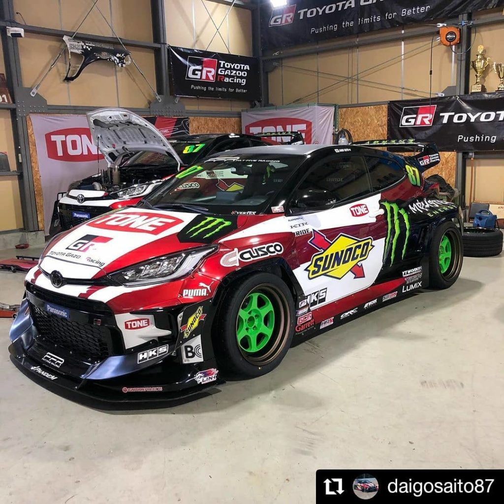 @daigosaito87 
TOYOTA GR YARIS 
MEISTER L1 
Energy Lime Green 
Mat Broze Alumite...