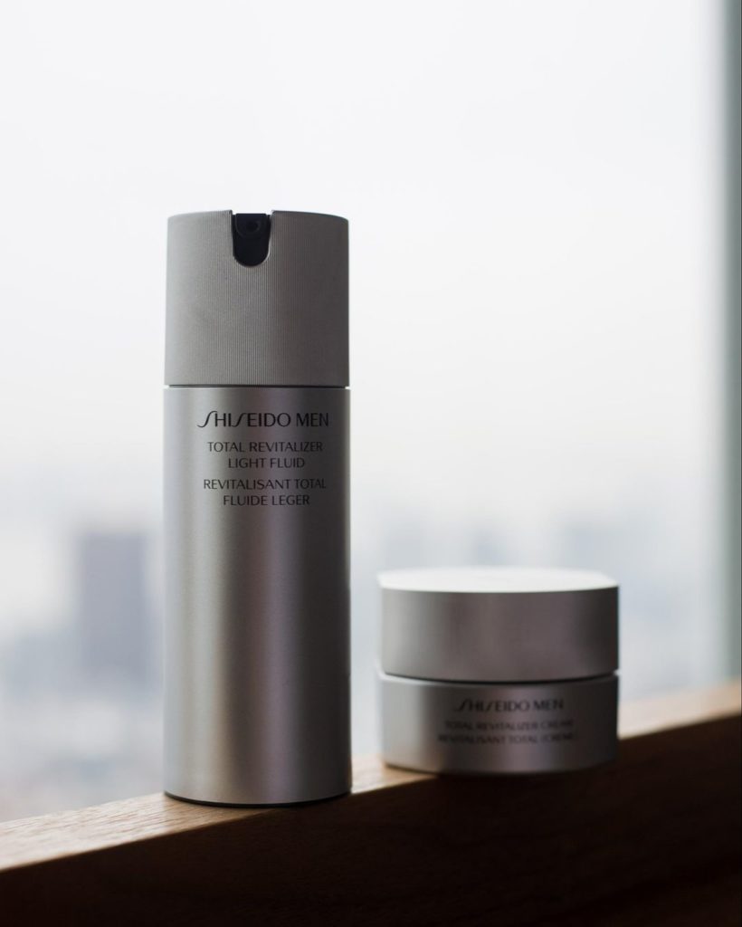 "My must-haves this winter: Total Revitalizer Light Fluid and Cream. I apply thi...
