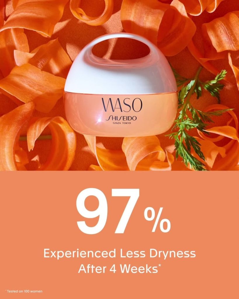 WASO Clear Mega-Hydrating Cream moisture-charges your skin for 24-hours and help...