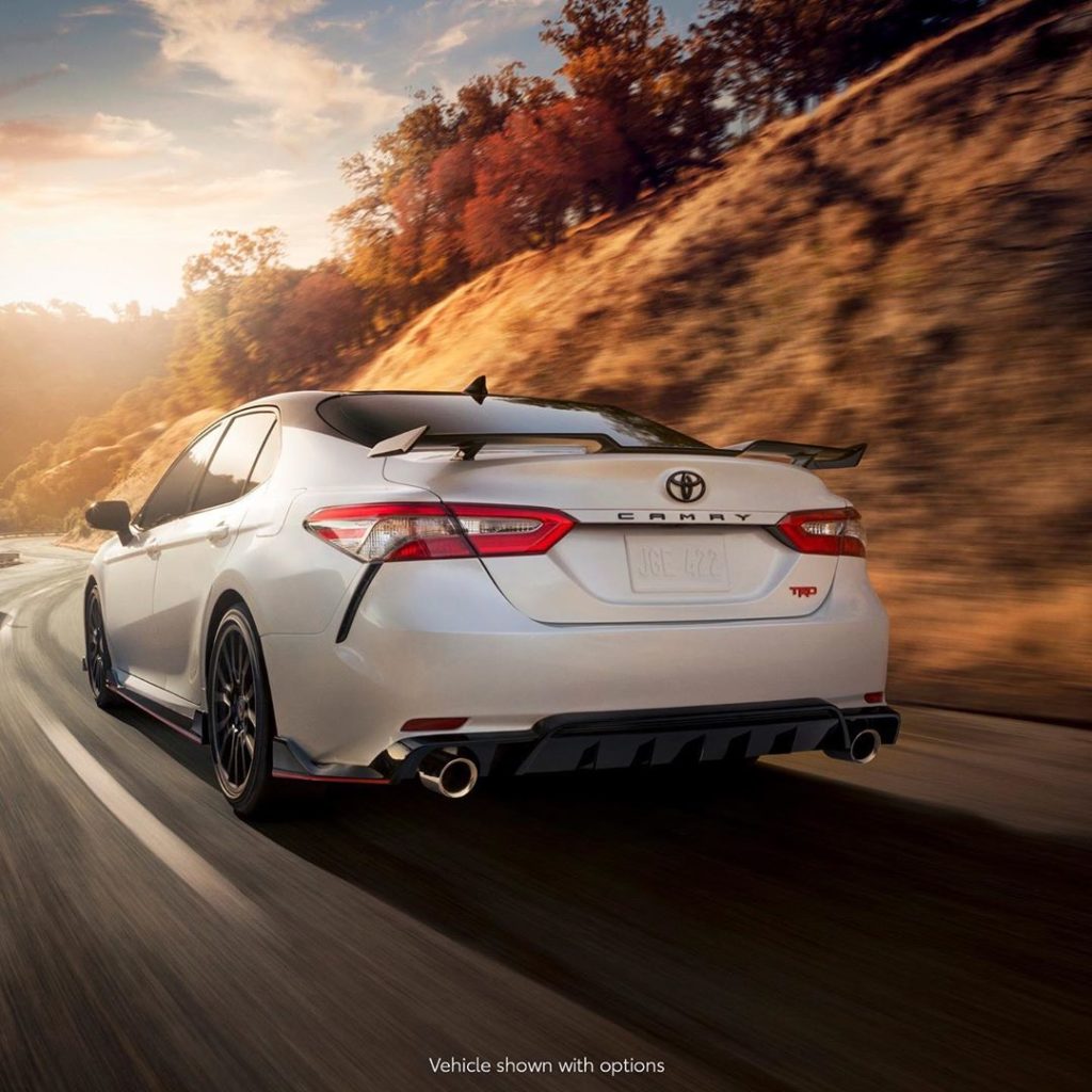 Buckle up and feel the adrenaline kick in! #Camry #TRD #LetsGoPlaces...