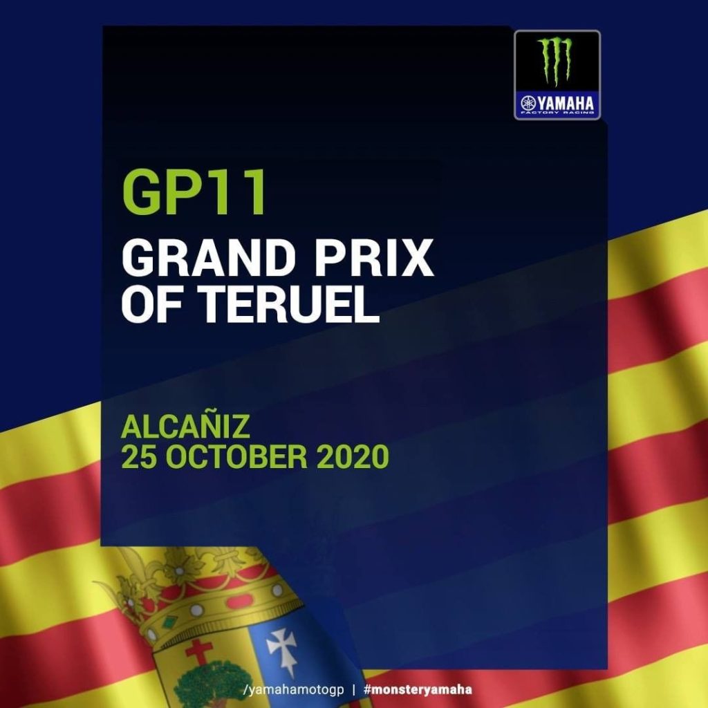 The @motogp championship is wide open as we start the Teruel GP  

#MonsterYamah...