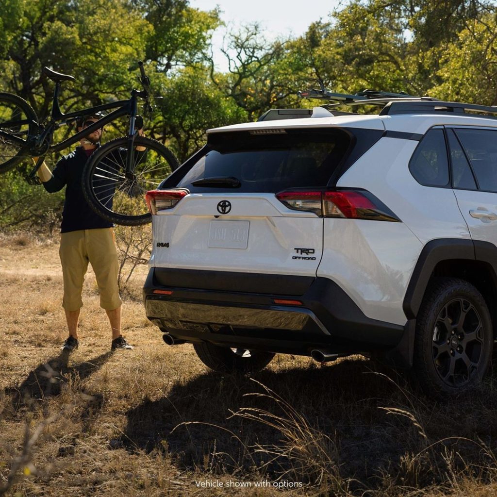 𝙎𝙥𝙤𝙠𝙚𝙙 to be here!  #RAV4 #TRD Off-Road #LetsGoPlaces...