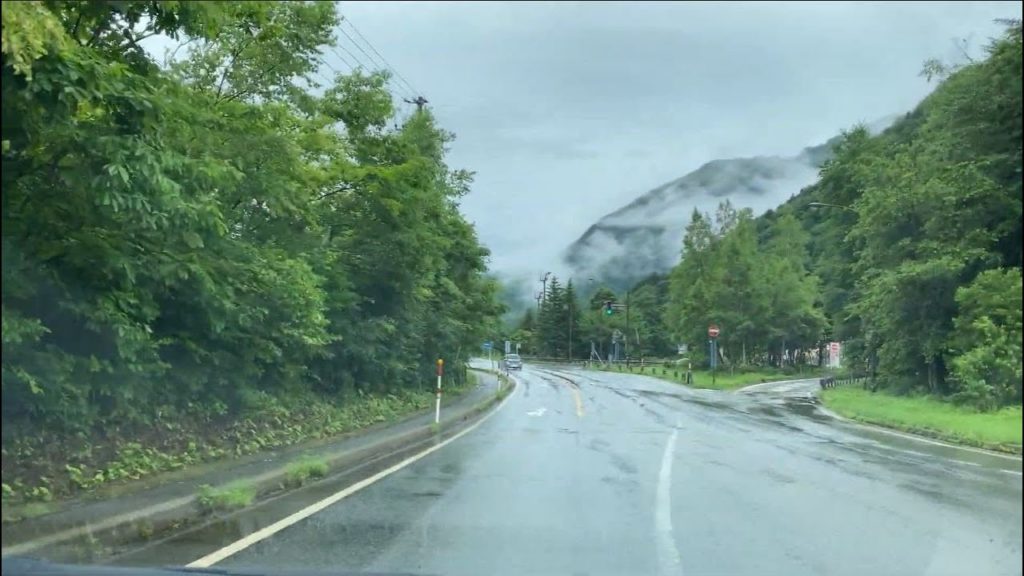 [4Kドライブ] 飛騨 → 松本IC 国道158号 Drive Hida to Matsumoto, Japan mountain view