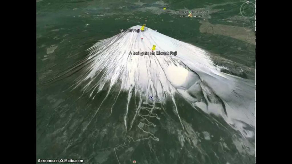 What to do around Mount Fuji in Google Earth