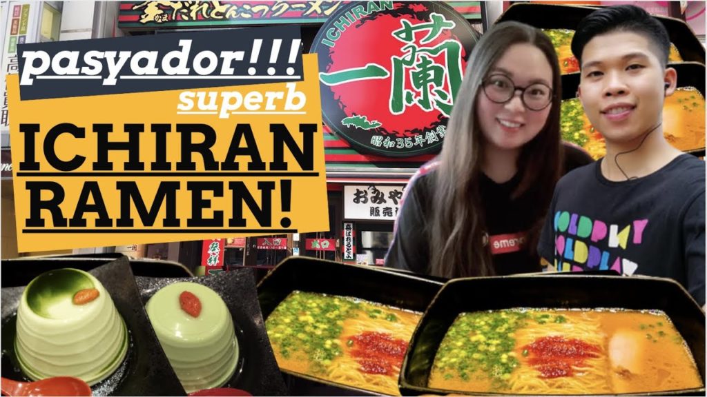 ICHIRAN RAMEN in FUKUOKA!!! The BEST ramen in JAPAN!!! / PASYADOR