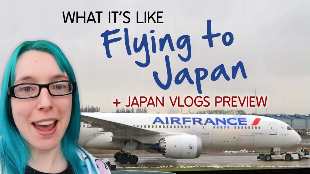 FLYING TO JAPAN with Air France