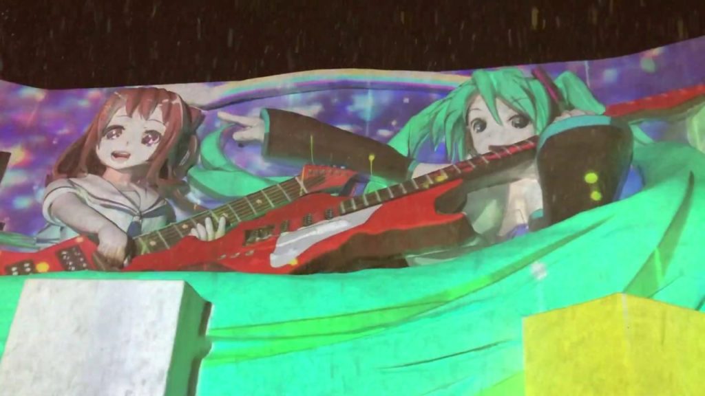 Sapporo Snow Festival 2019 Hatsune Miku and Toyama Kasumi . さっぽろ雪まつり雪ミク。