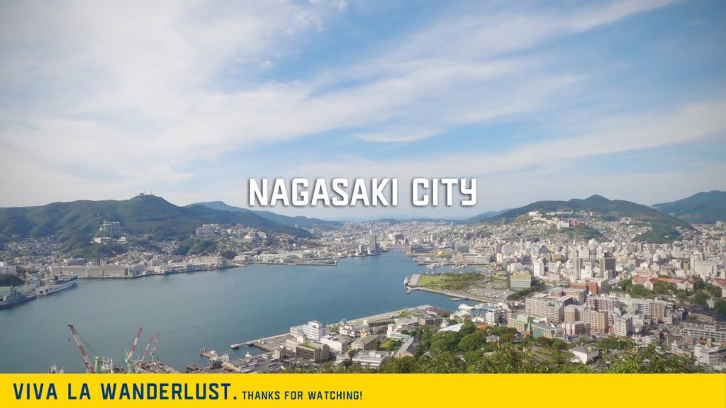 [4K]A Walk in Nabekanmuriyama Park in Nagasaki.Japan.View of the observation deck.長崎の鍋冠山公園。展望台からの絶景。