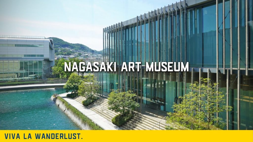[4K]Nagasaki Prefectural Art Museum. Cinematic Vlog & Walking video. 長崎県美術館のカフェから見える景色。ついでに屋上散歩。