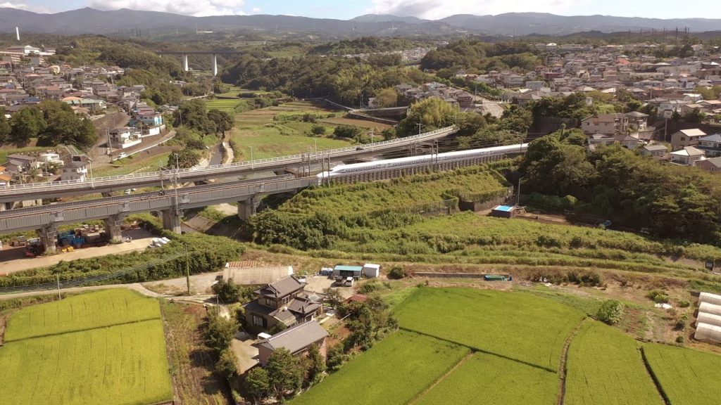 【4K】Walking and flying in Mishima