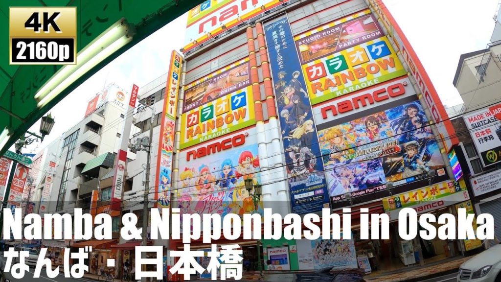 Just walk around Namba：Osaka's most fun downtown area【4K60fps-Japan Walking】2020.7