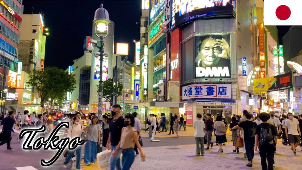 🇯🇵Tokyo Night Walking - Shibuya District -【4K 60fps】