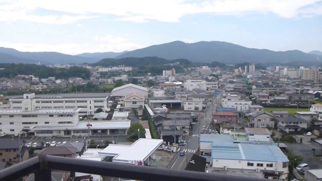 Bird's Eye View of the Spiritual City of Ise, Mie Prefecture, Japan