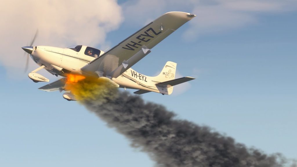 Engine FAILURE in Microsoft Flight Simulator 2020 Engine FAILURE in Microsoft Flight Simulator 2020