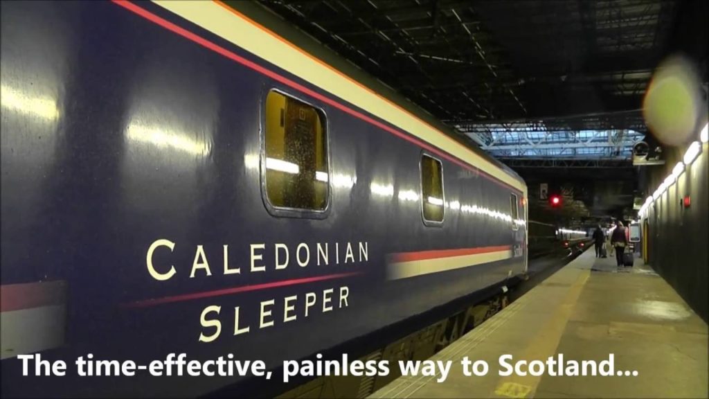 Sharing Seat61's London to Scotland by Caledonian Sleeper train