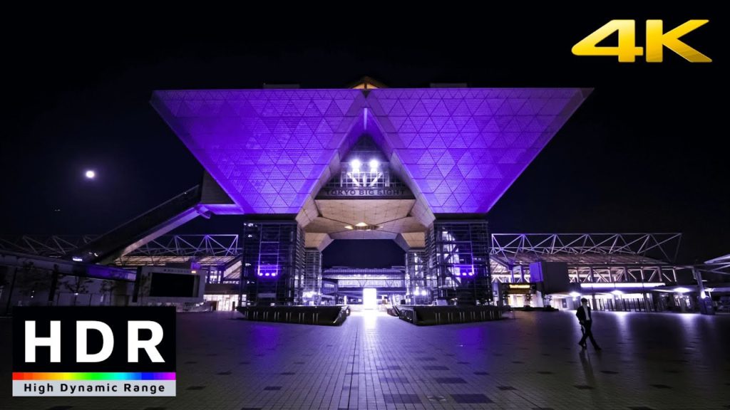 【4K HDR】Tokyo Night Walk - Odaiba to Ariake (東京散歩) - Fall 2020