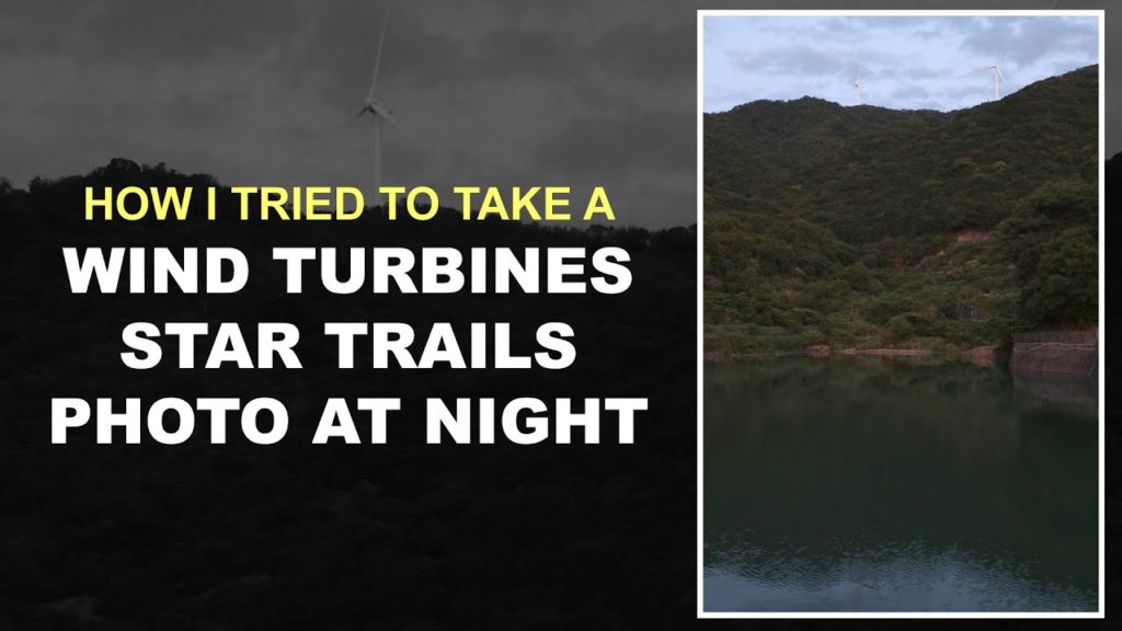 Wind turbines against a cloudy night sky (Photo Adventure Series #1) Wind turbines against a cloudy night sky (Photo Adventure Series #1)