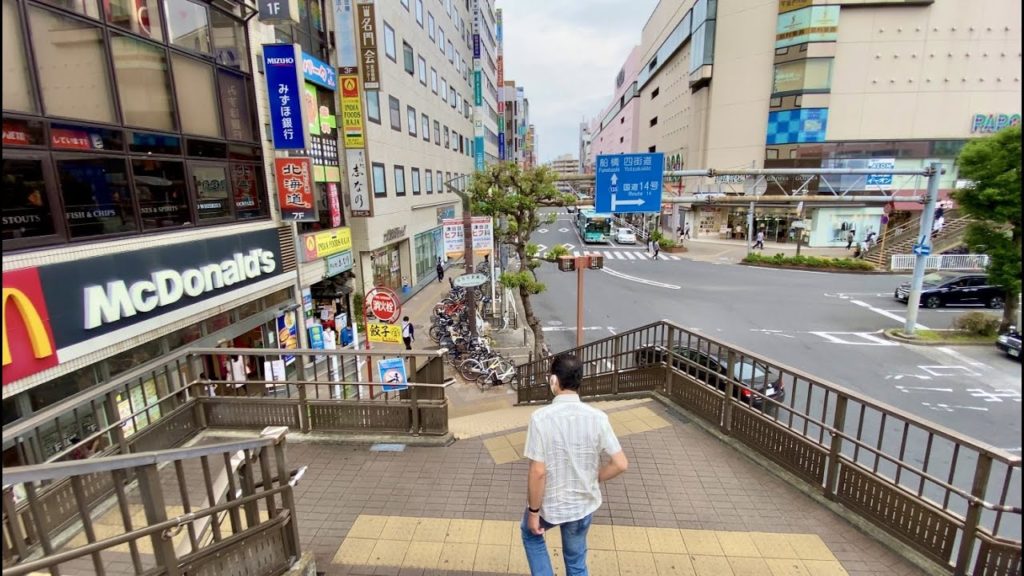 【JAPAN 4K】Walk on Tsudanuma(津田沼) in Chiba(千葉散歩)【2020】