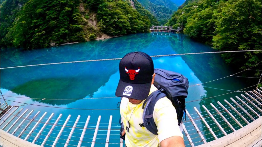 Sumatakyo Dream Suspension Bridge | Hiryu Bridge | Steep V-Shape Valley Gorge Japan...