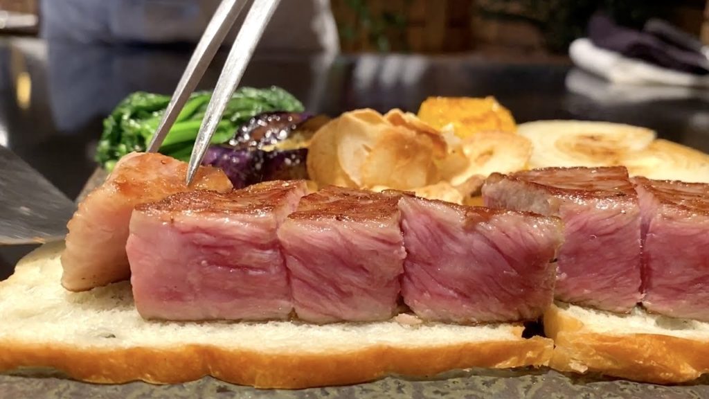 Kuroge Wagyu Teppanyaki in Osaka ビフテキのカワムラPremium 北新地