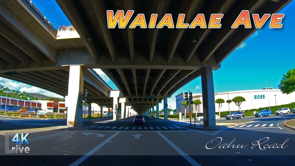 Hawaii Driving | GoPro | Oahu Road | Waialae Ave | Waialae, Honolulu, Oahu, Hawaii, USA