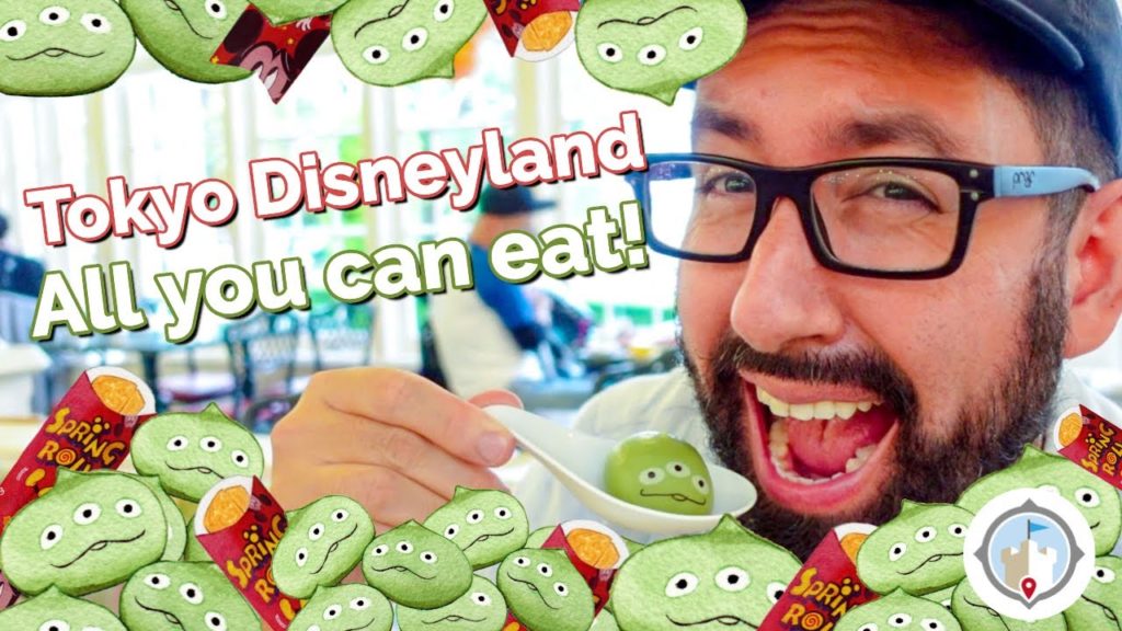 All-You-Can-Eat Snacks at Tokyo Disneyland | Green Alien Mochi + Pizza Spring Rolls