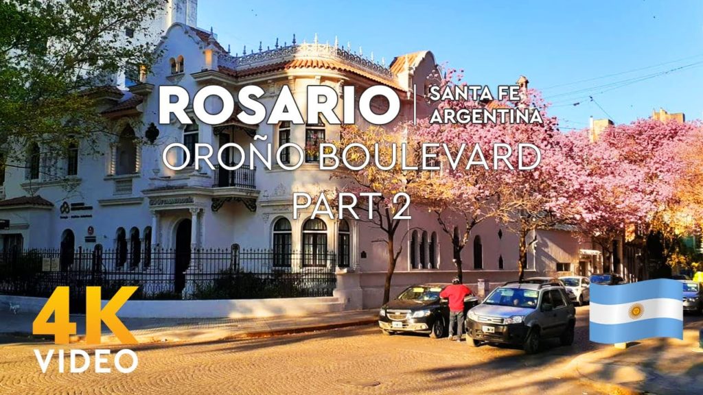 Rosario Argentina, Boulevard Oroño, 4k walking tour  (part 2)